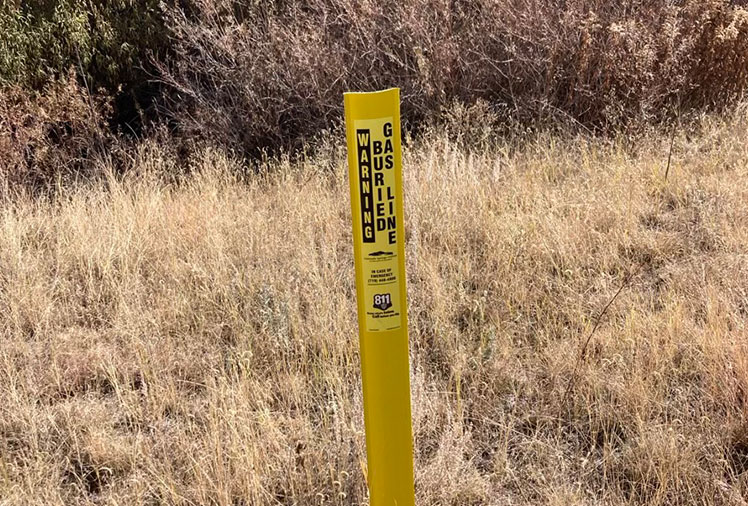 Gas Pipeline Marker